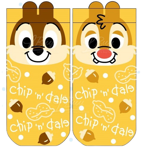 鋼牙與大鼻 Chip 'n' Dale 13-18cm 小童短襪