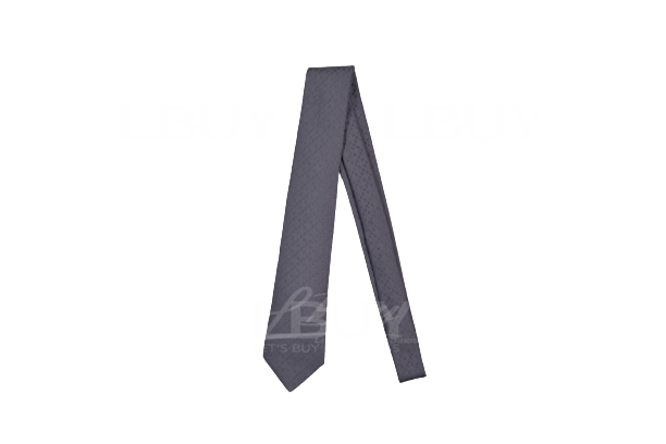 Hermes 7 Faconnee New H Tie Ardoise Foncé