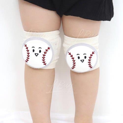 Double Cushion Baby Knee Pads-Home Run Ball