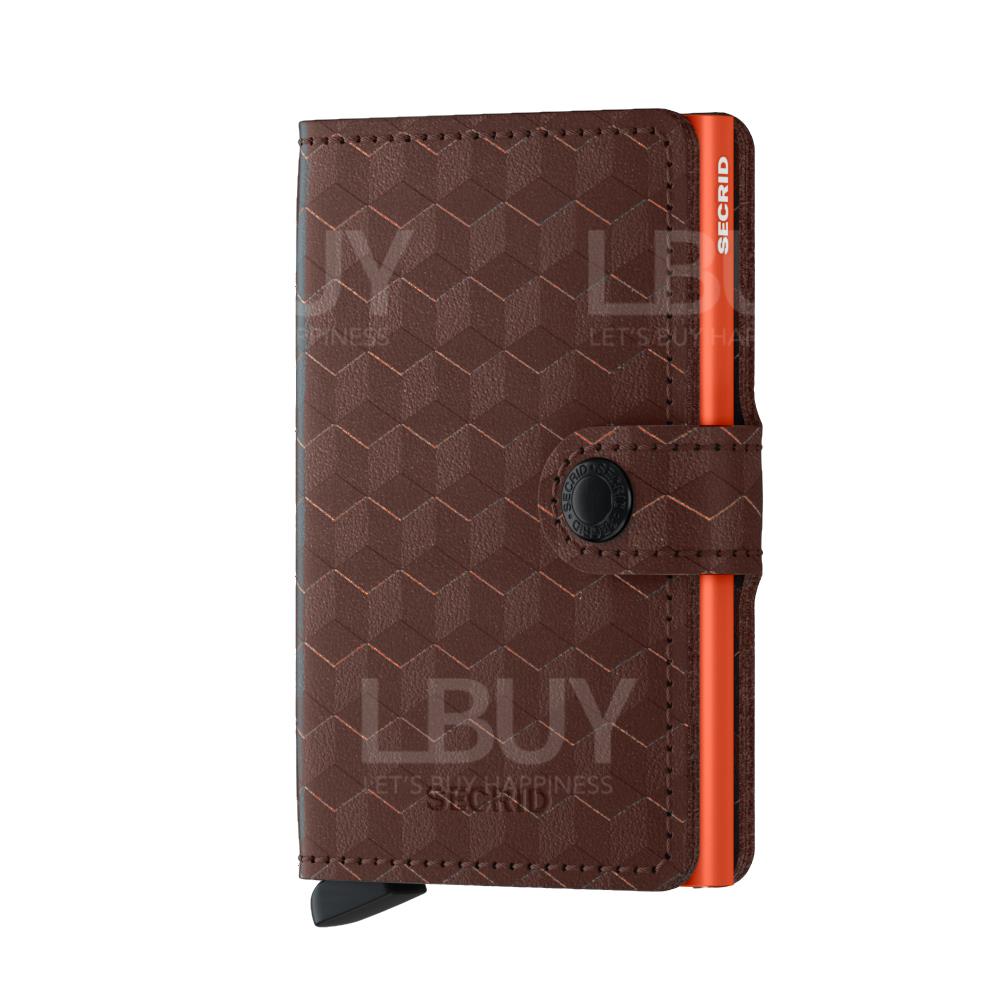 SECRID Miniwallet Optical Brown-Orange