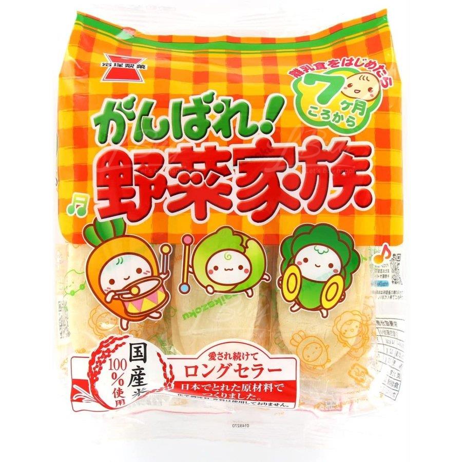 《松貝》岩塚野菜家族米果 43g