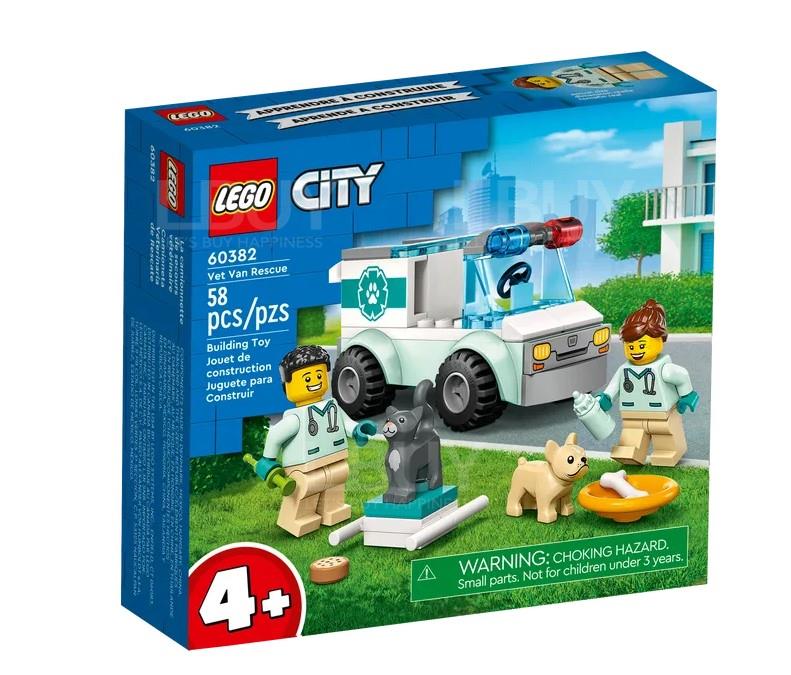 LEGO 60382 兽医救护车救援 4+