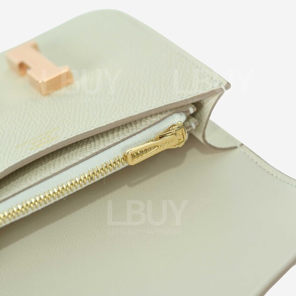 Hermès-Hermes Constance Slim Craie 玫瑰金扣