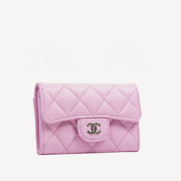 [CHANEL] Flap Card Holder ♡おしゃれ ♡ Classic card holder - Lambskin & gold-tone metal, black