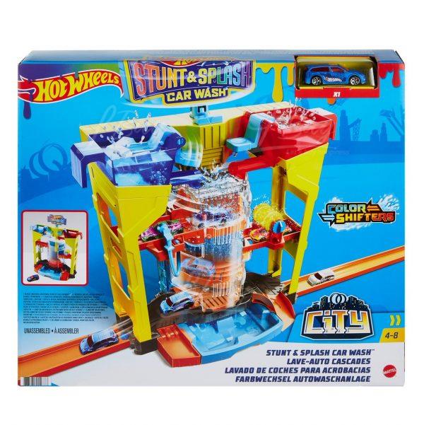 GRW37 Hot Wheels® Stunt & Splash Car Wash Playset