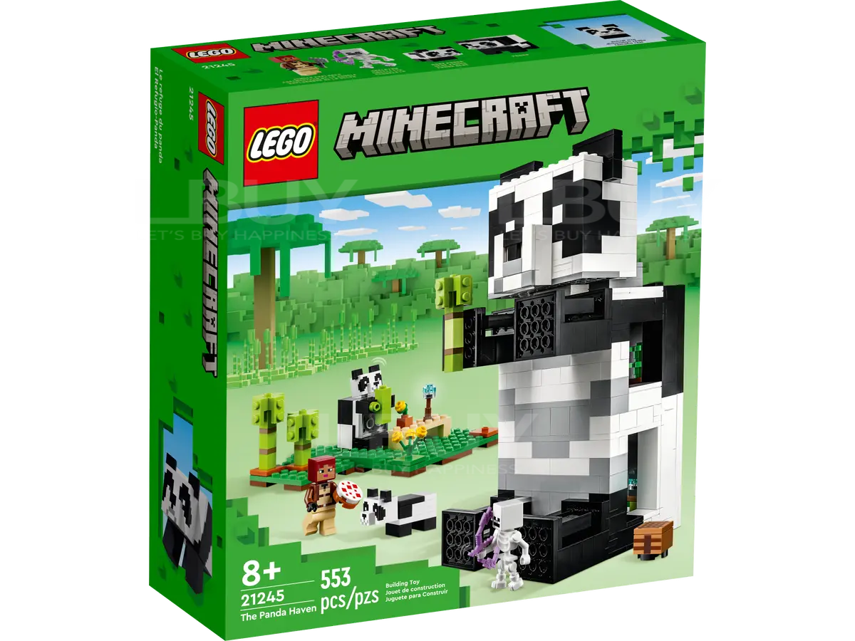 LEGO 21245 Minecraft 熊猫天堂 8+