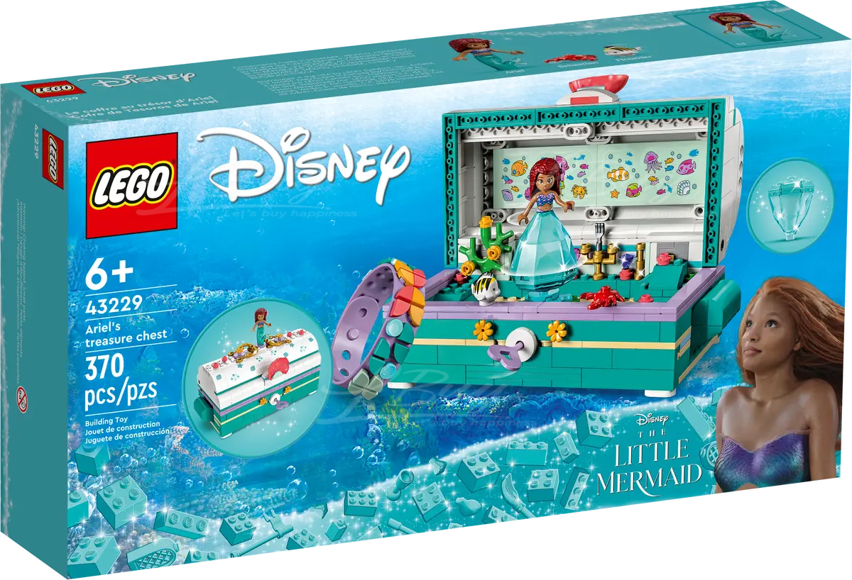 LEGO 43229 Disney Princess 小魚仙的寶箱 6+