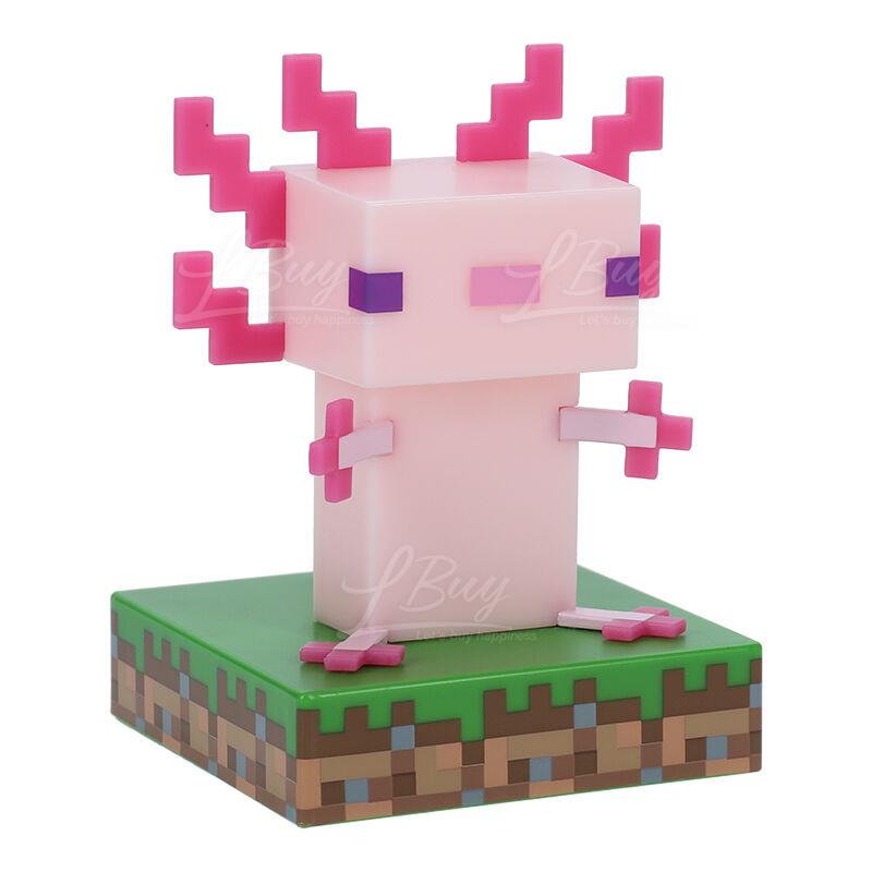 Minecraft Axolotl Icon Light Up Figure
