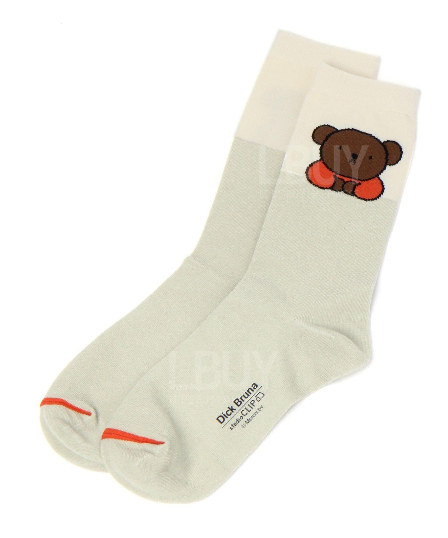 Dick Bruna x Studio Clip x Miffy Boris米色襪子
