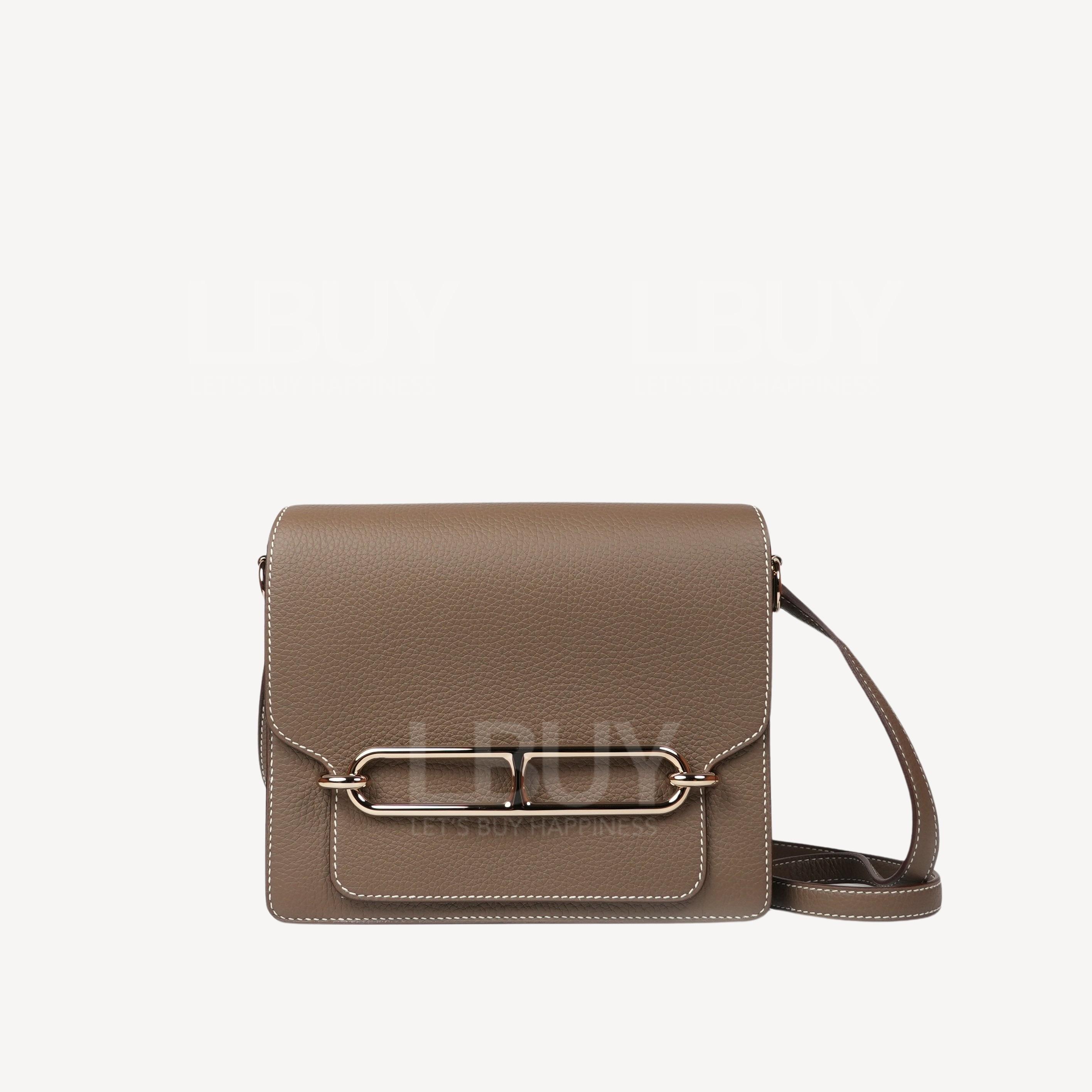 Hermes Roulis 23 Bag 大象灰 淡金扣