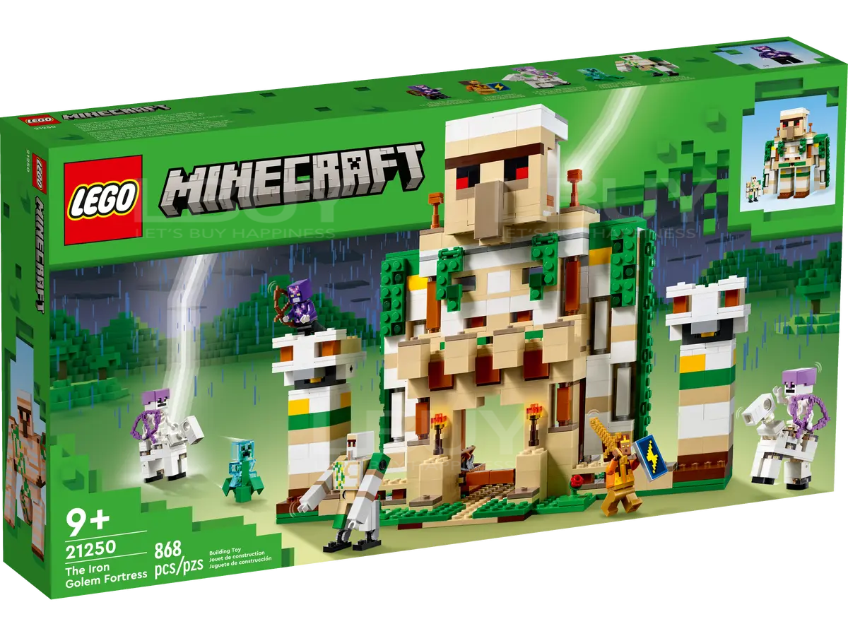 LEGO 21250 Minecraft The Iron Golem Fortress 9+