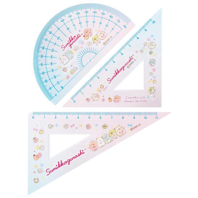 角落生物 三角尺量角器套裝