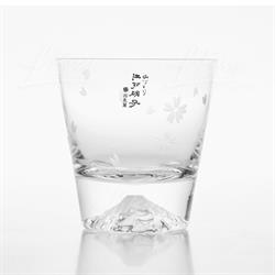 田島硝子富士山櫻花玻璃杯