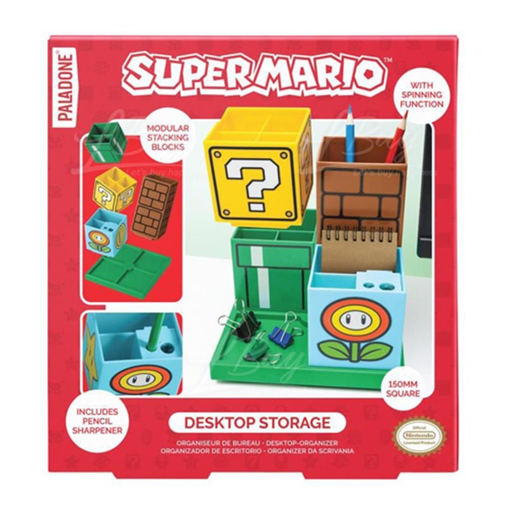 Super Mario 4-in-1 Mario Desktop Organiser Gift Set