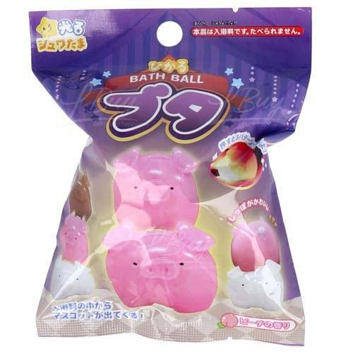 發光豬浴球 4款隨機1款