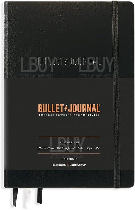 LEUCHTTURM1917  Bullet Journal (A5),dotted- black