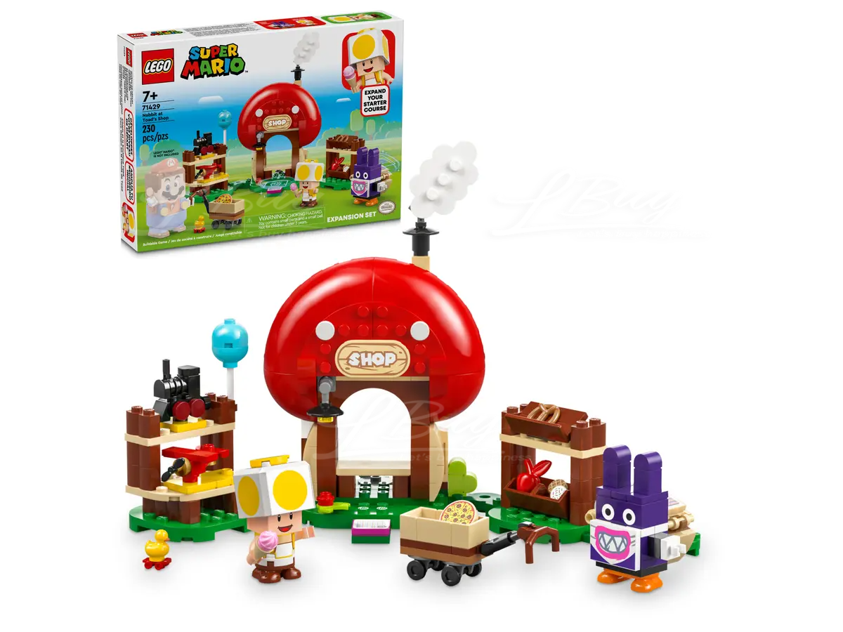 LEGO 71429 超级玛利欧™ 偷天兔和奇诺比奥商店扩充版图 7+
