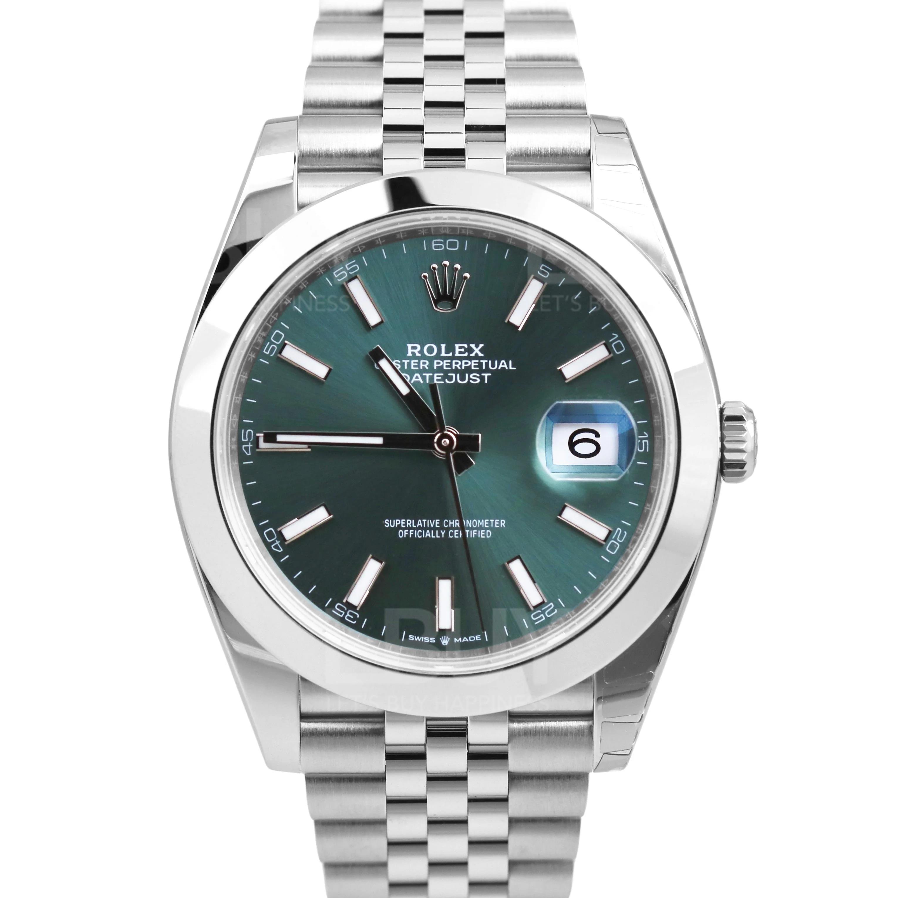 Rolex 勞力士 Datejust 41 126300 薄荷綠錶盤 腕錶