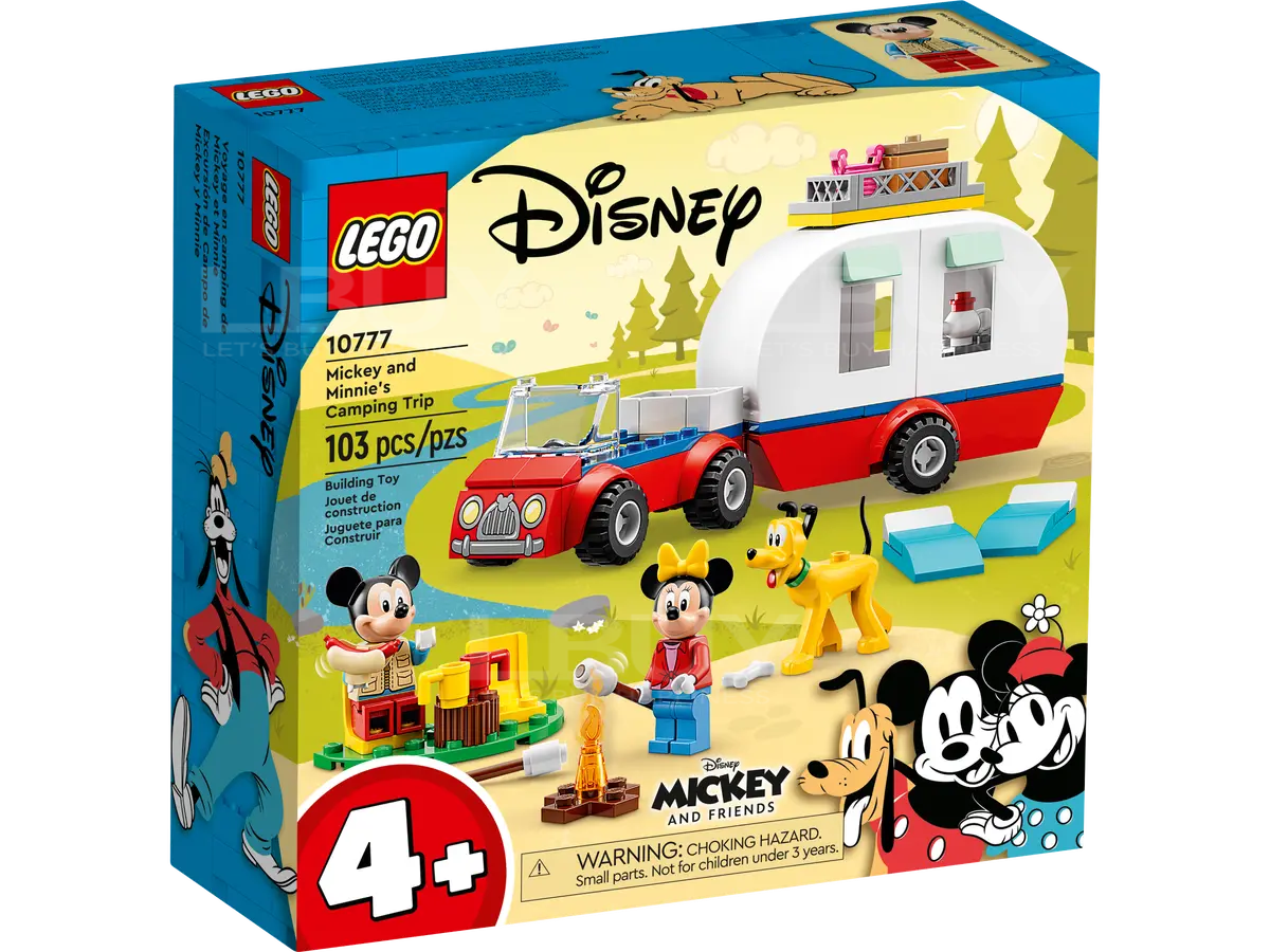 LEGO 10777 Disney Mickey Mouse and Minnie Mouse's Camping 4+