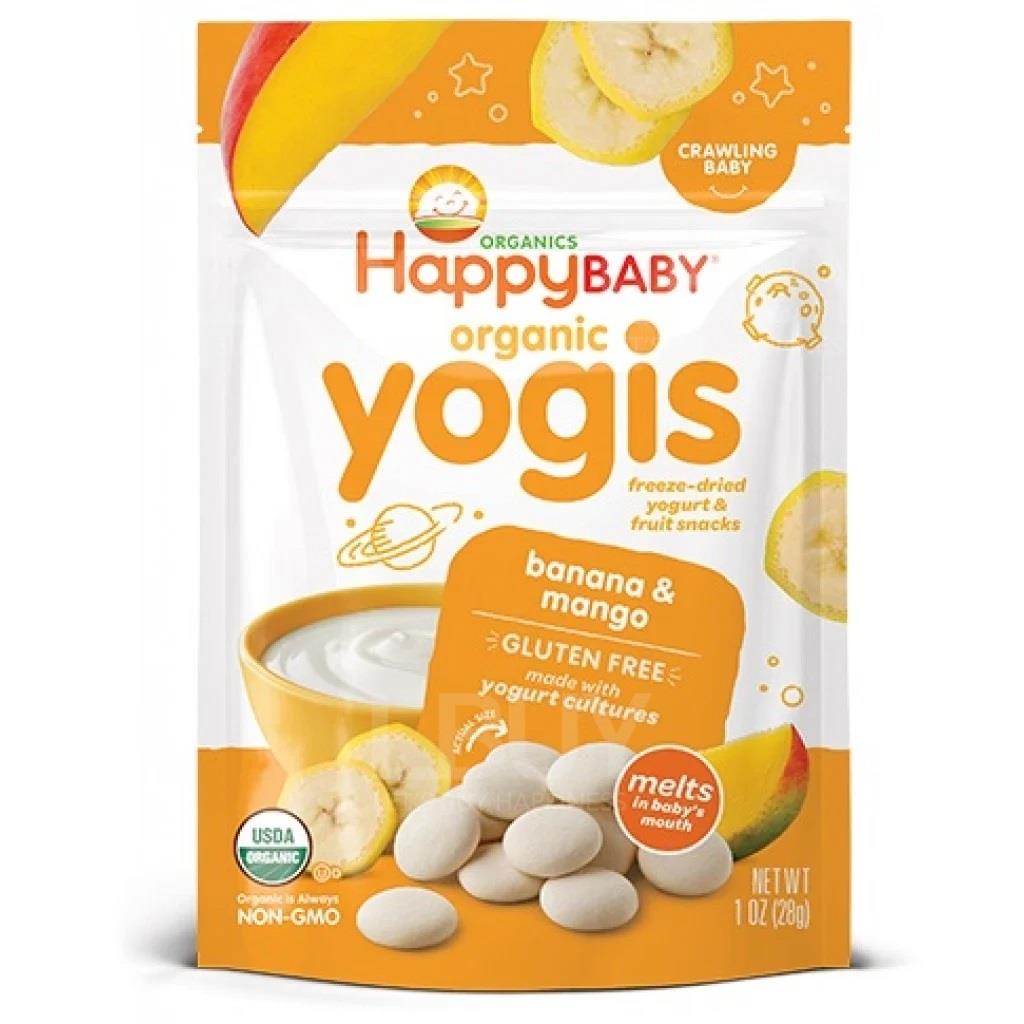 Happy Baby Creamies Yogis - Banana & Mango 28g