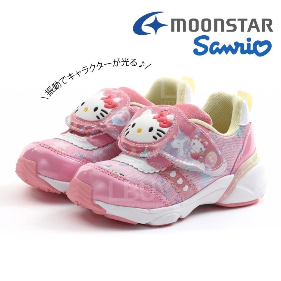 Moonstar X Saniro角色Hello Kitty發光波鞋 尺寸：16cm-18cm
