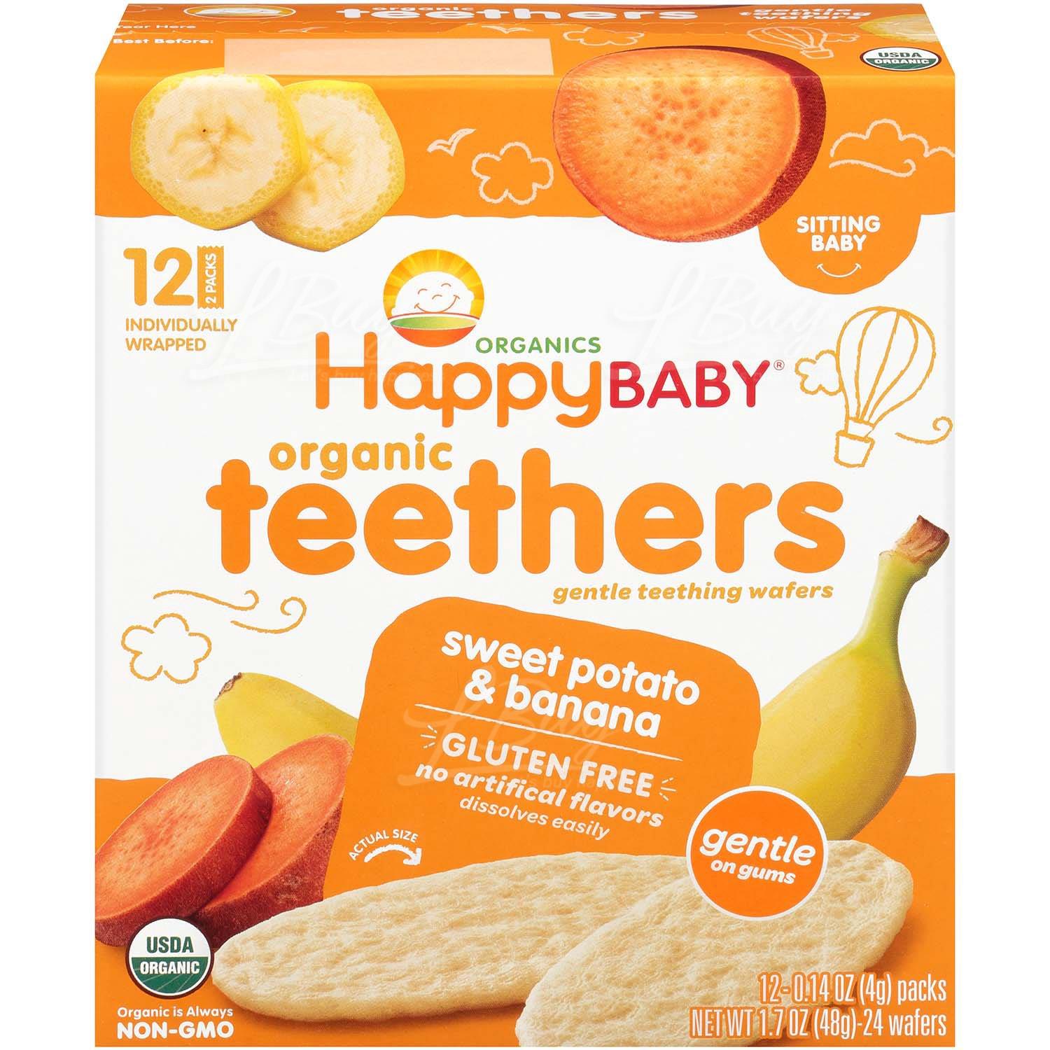 Happy Baby Sweet Potato & Banana Teethers 48g
