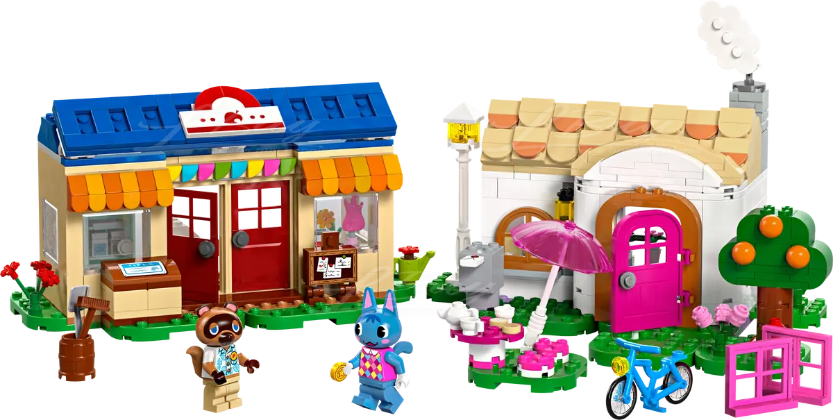 LEGO 77050 动物森友会Nook 商店与彭花的家 7+