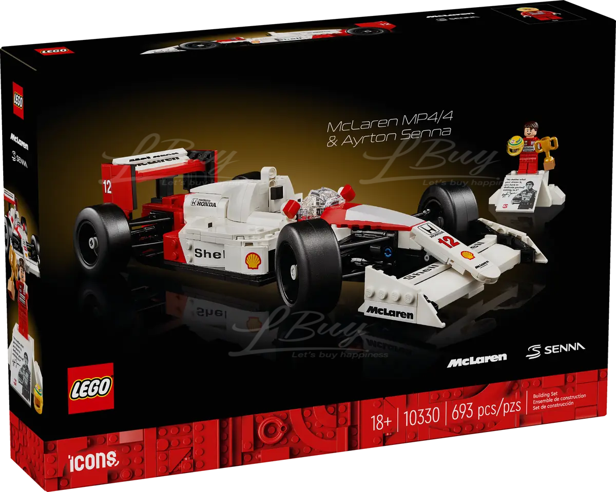LEGO 10330 ICONS McLaren MP4/4 & Ayrton Senna 18+