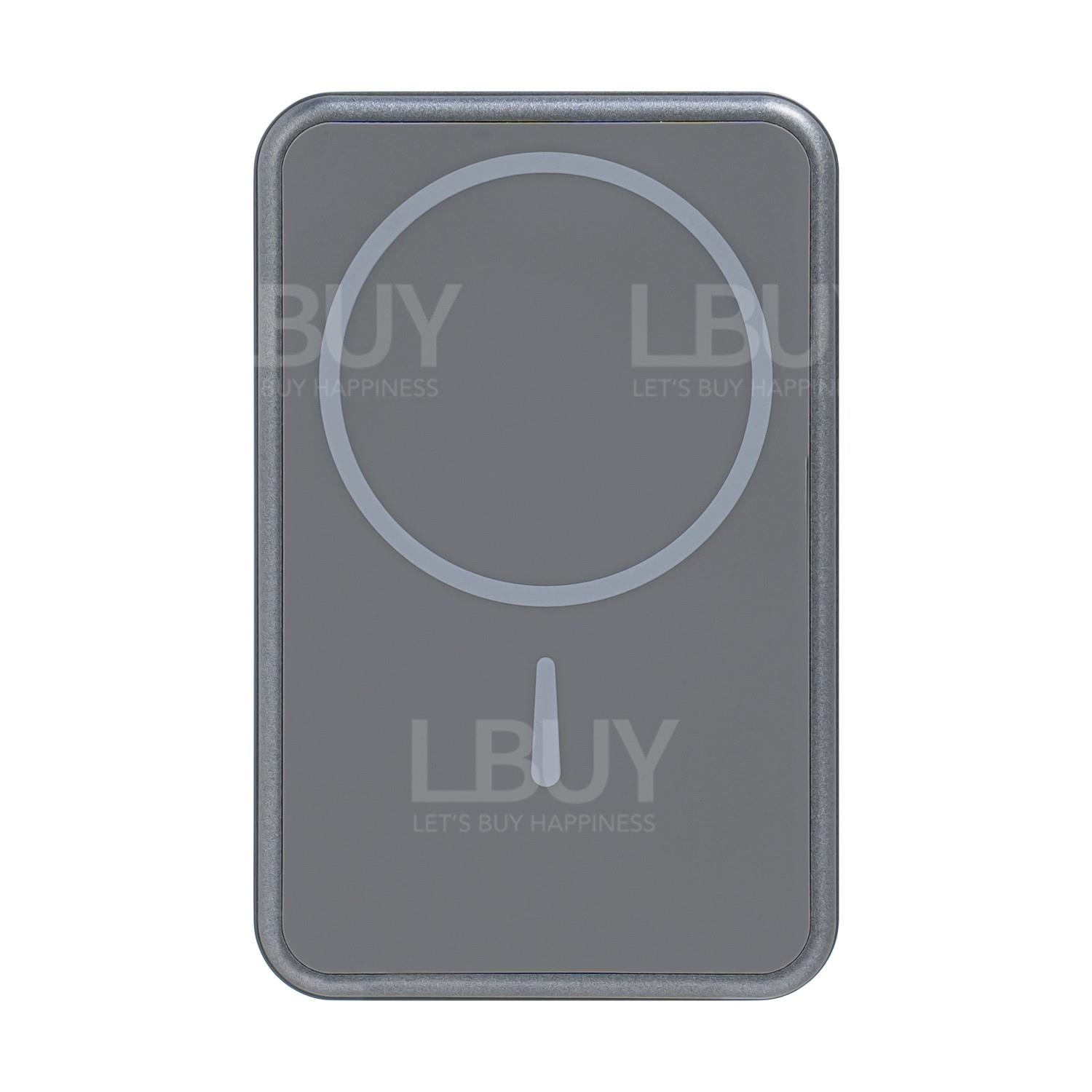 The Hood C11 Metal Wireless Power Bank (Magsafe Compatible) 10000mAh Grey