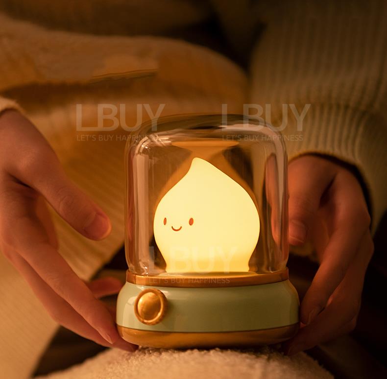 复古小精灵小夜灯  绿色