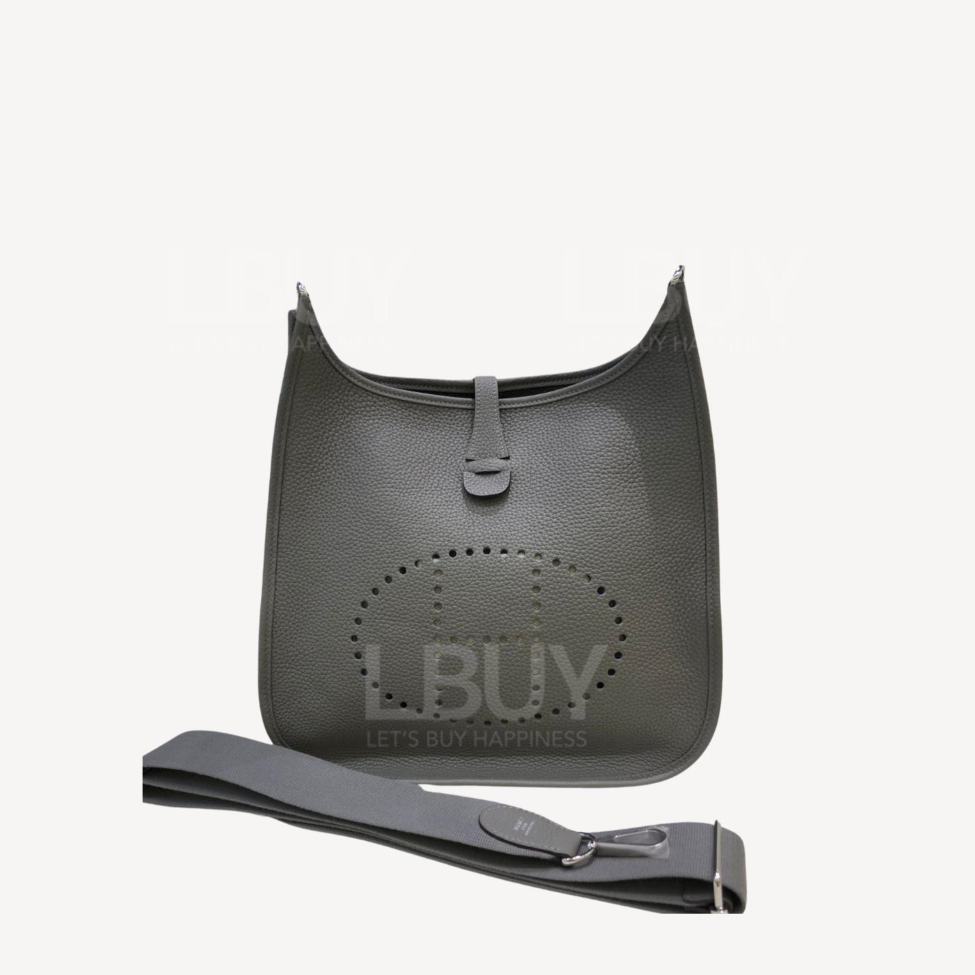 Hermes Evelyne 29 Bag 積雨雲灰 銀扣