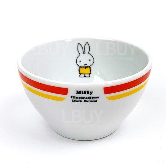 Miffy黃色裙日本製陶瓷碗10.5cm