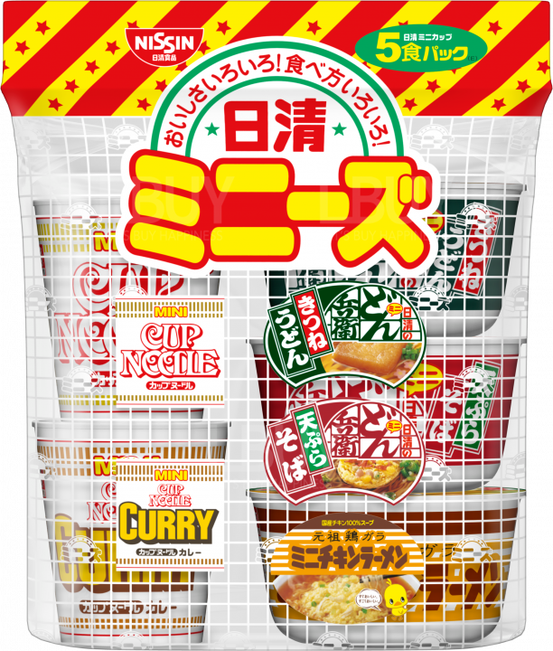 Nissin 日清迷你综合杯面 5入装205g