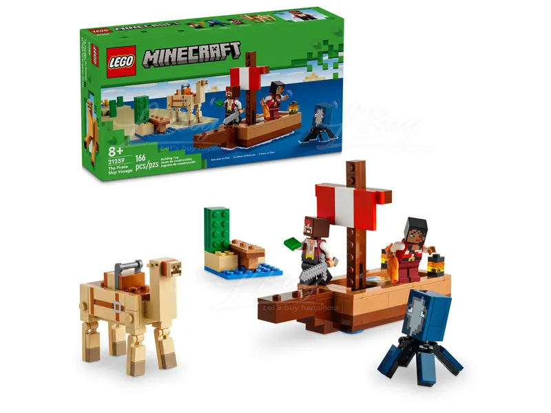 LEGO 21259 Minecraft 海盜船之旅 8+