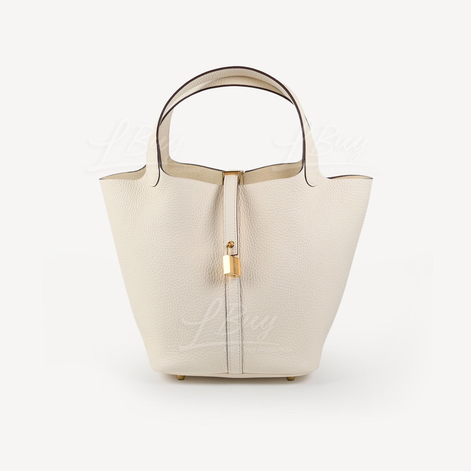 Hermes Picotin Lock 22 Bag Nata ghw