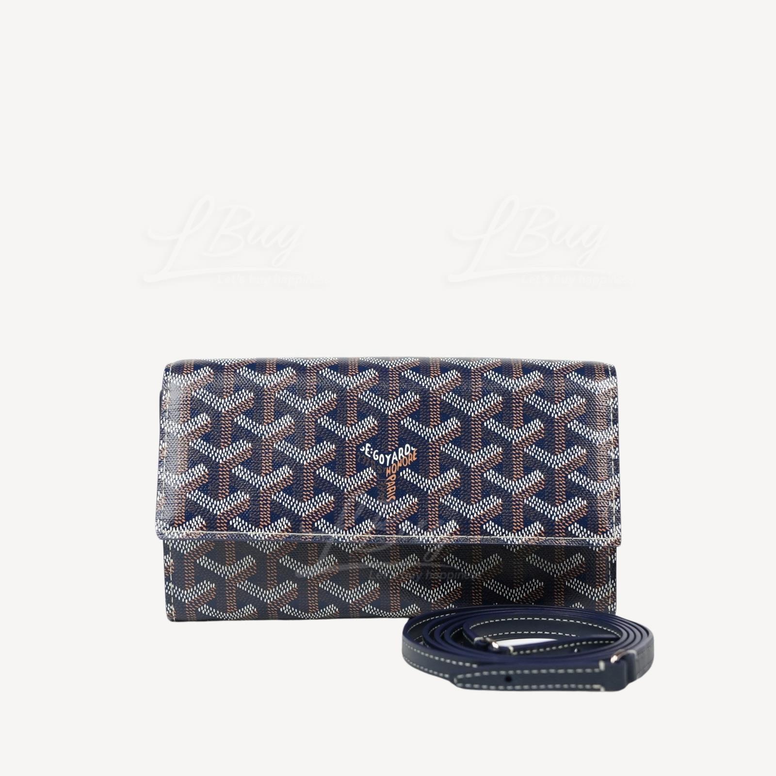 Goyard Varenne Continental Wallet Navy Blue