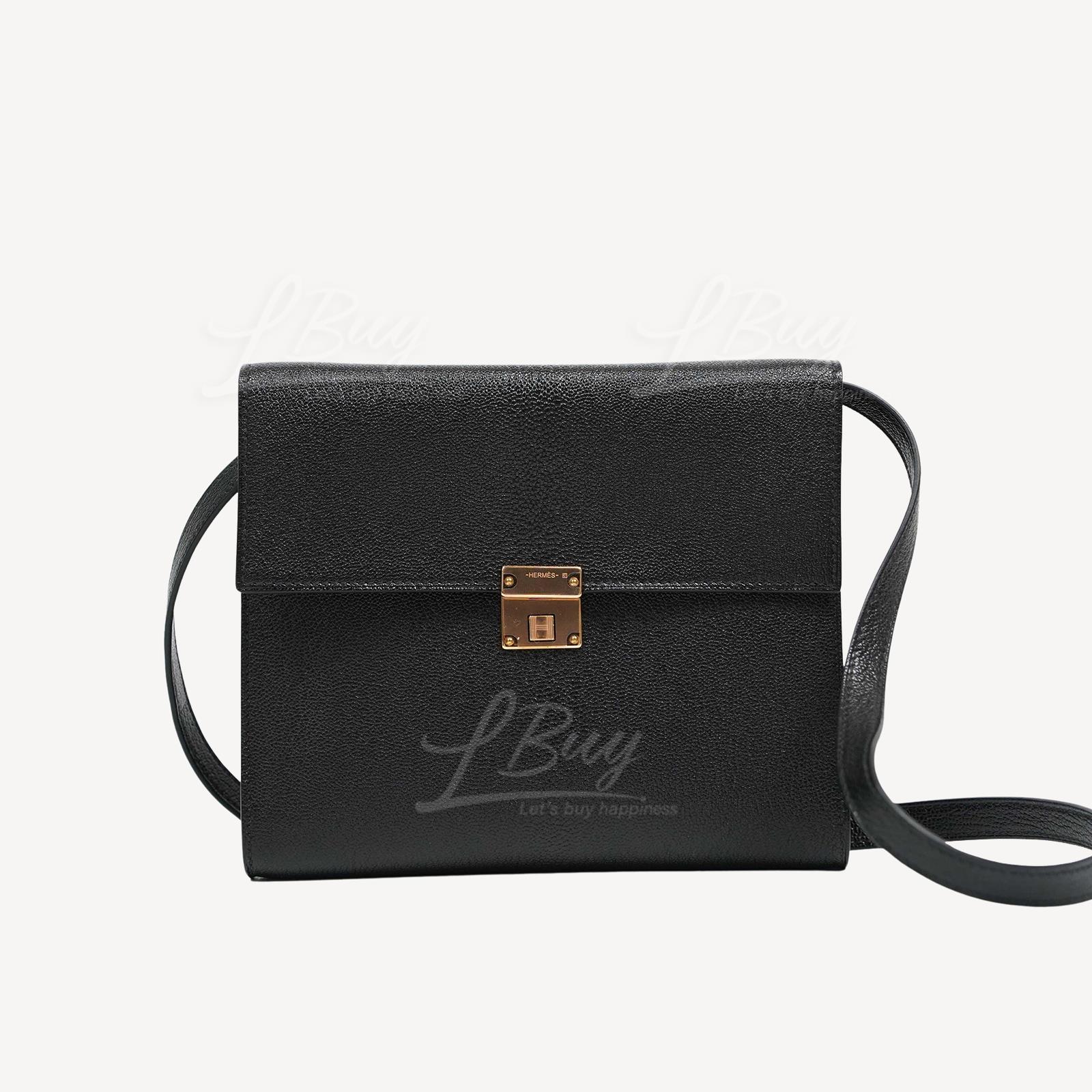 Hermes Clic 16 Wallet WOC Chevre Mysore Noir rghw