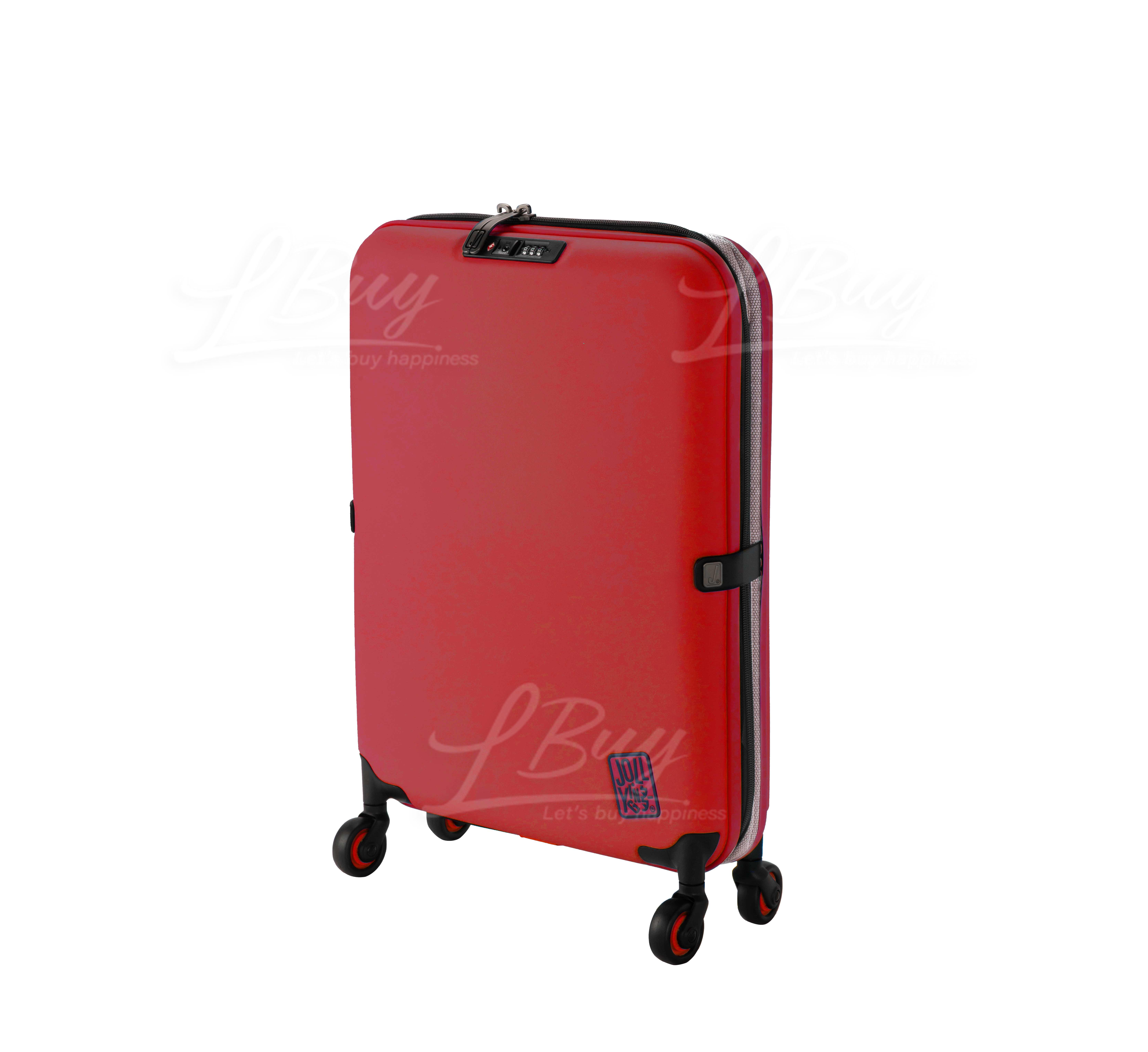 Jollying Pebble Folding Slim Luggage 20 Red