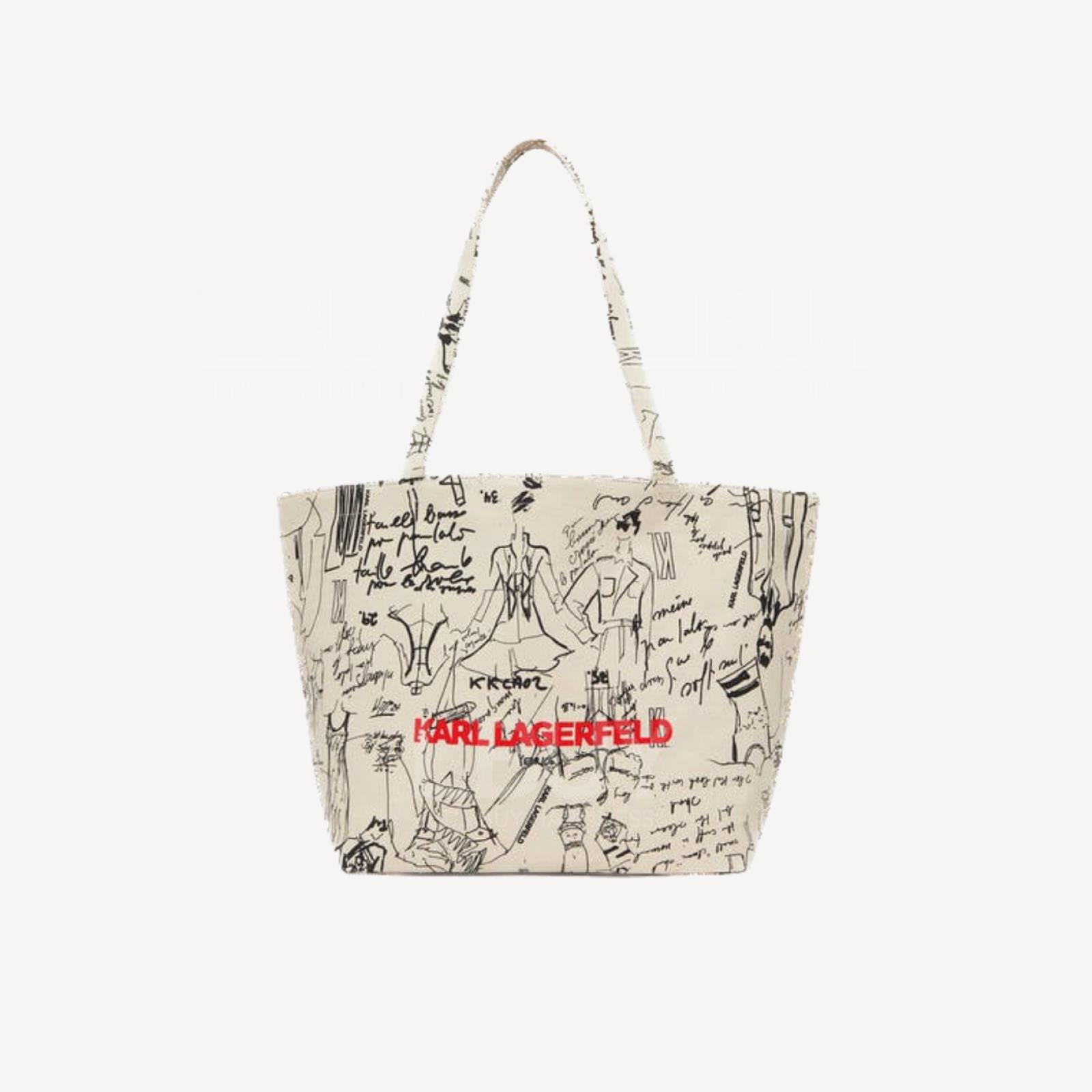 Karl Lagerfeld 老佛爺帆布Tote bag