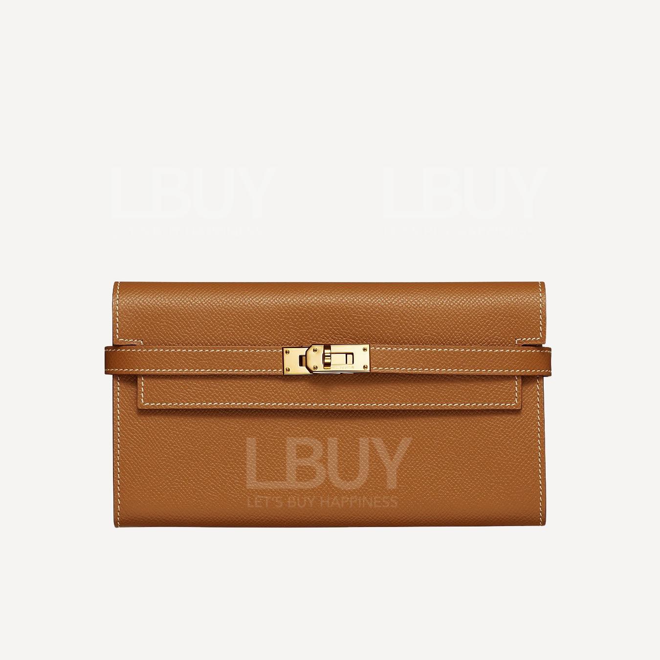 Hermes Kelly Classic Wallet 金金