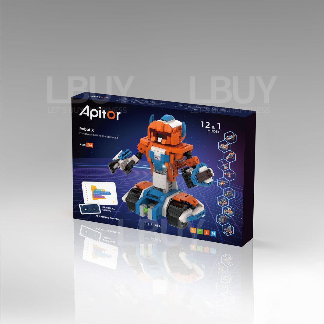 APITOR Robot - X STEM Programming Learning 12-in-1 Robot