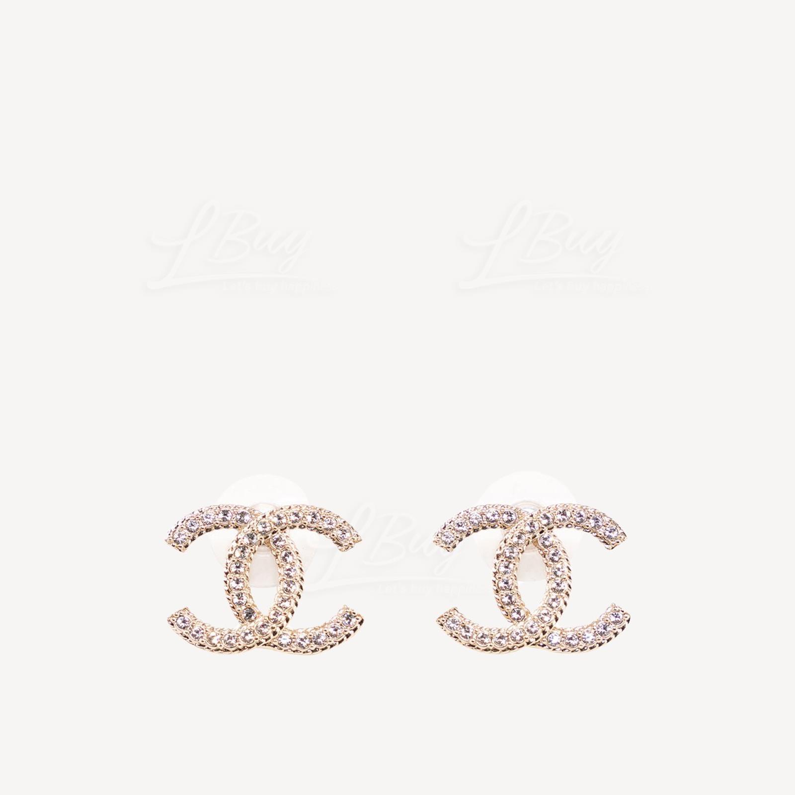 Chanel Earrings (Silver CC Logo) AB2638