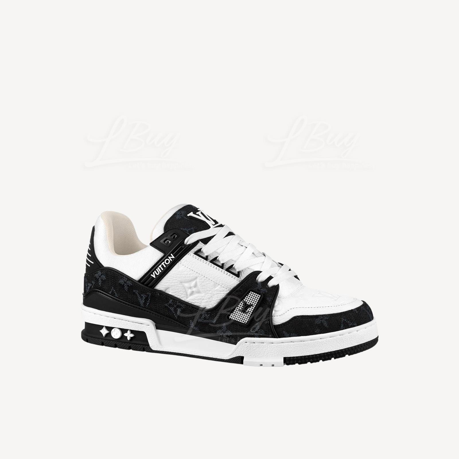 LV Trainer 牛仔布运动鞋 黑色 1A9JG9