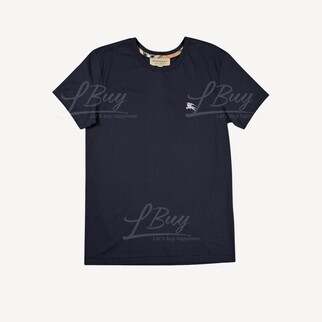 Burberry Logo Short Sleeve T-Shirt Navy