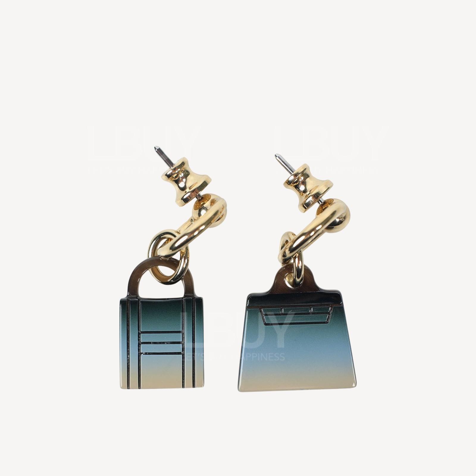 Hermes Fusion Amulette Maroquinier Earrings By The Sea