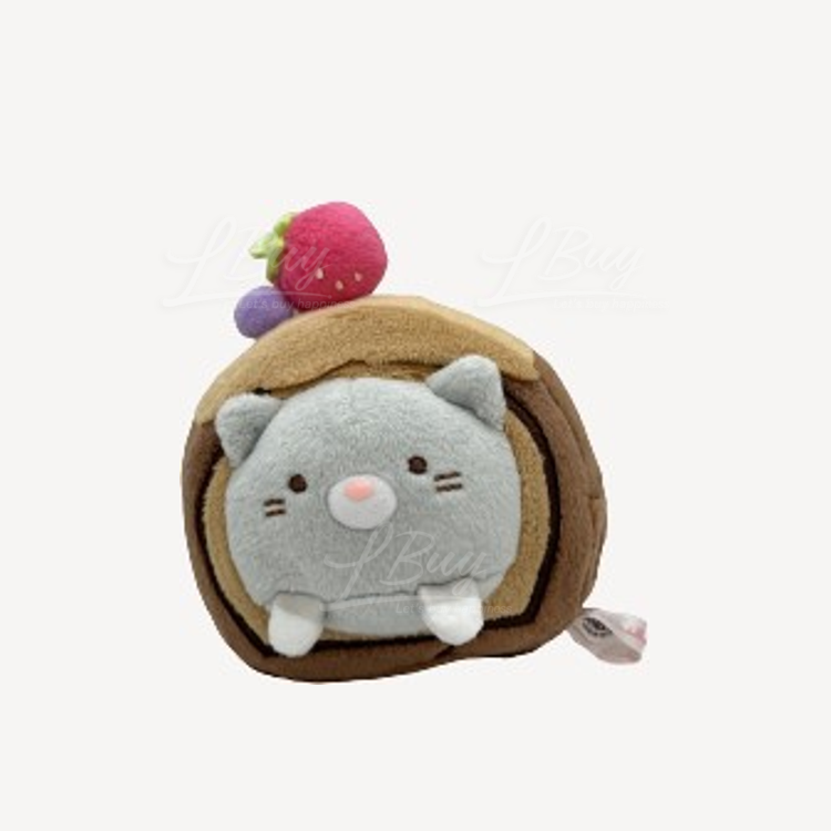 角落生物灰貓甜品手玉公仔