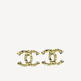 Chanel 金色 CC Logo 耳環 ABB375