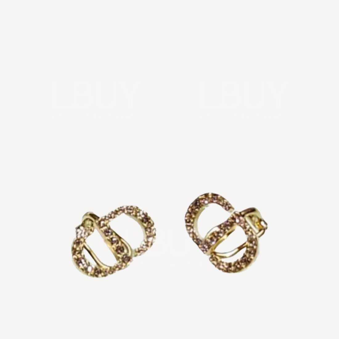 Dior CD Logo Gold-Finish Metal Ear Clip