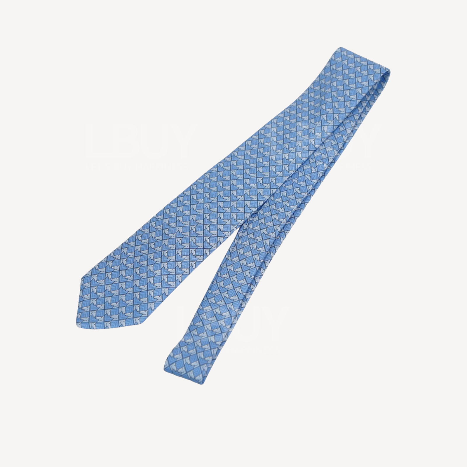 Tie 7 Tete au Carre Tie Bleu Ciel