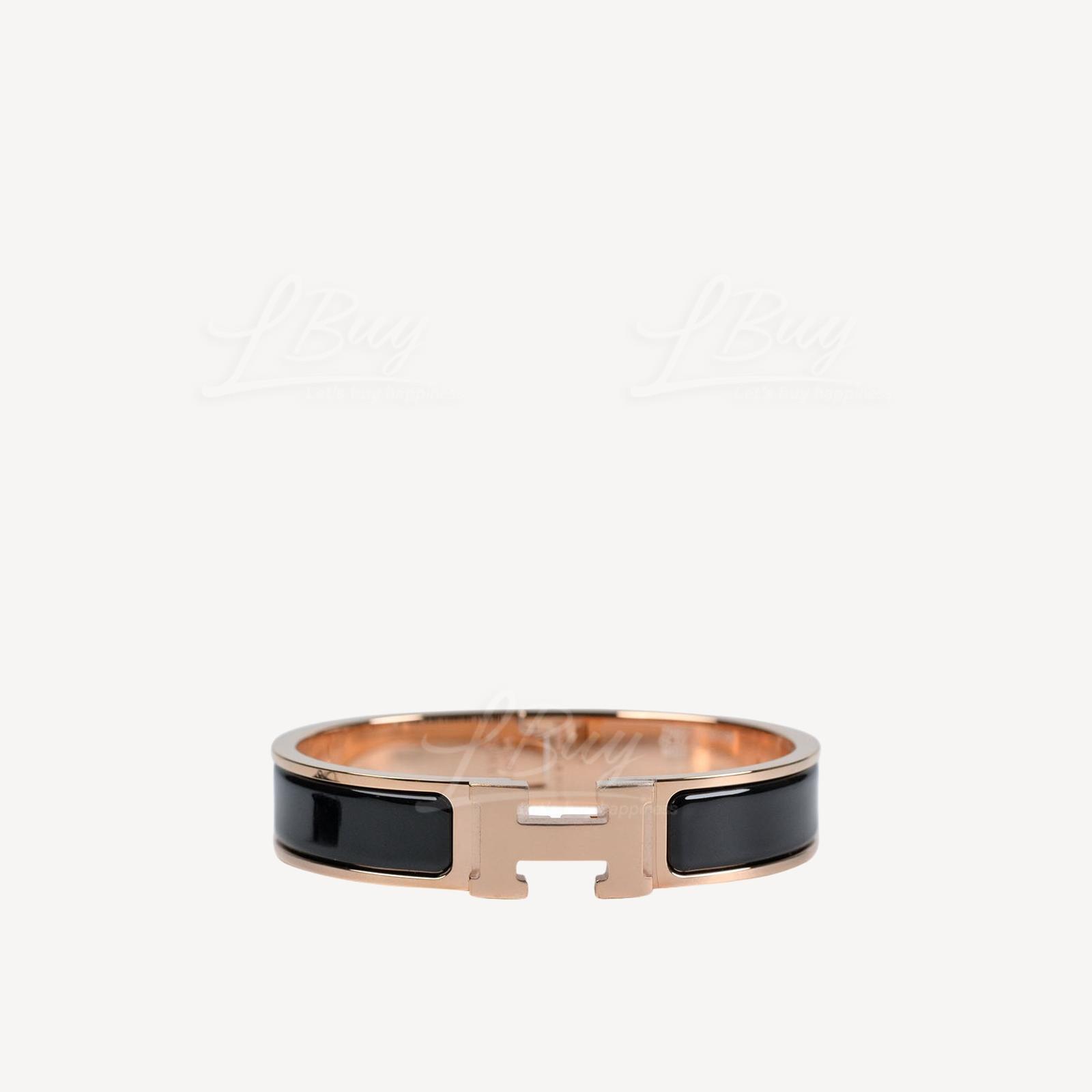 Hermes Clic H Bracelet PM size Black